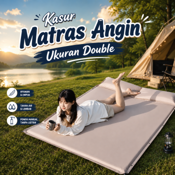 TaffSPORT Kasur Matras Angin Self Inflating Sleeping Pad Waterproof - DB-72