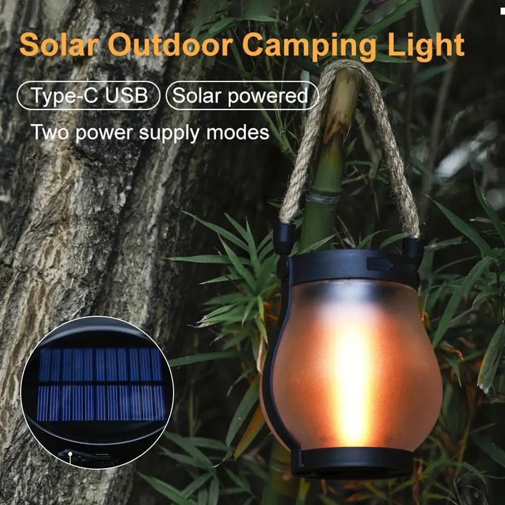 SANMON Lampu Taman Hias Lentera Gantung Solar Light Warm White 1500mAh - YMJ020 Gambar produk SANMON Lampu Taman Hias Lentera Gantung Solar Light Warm White 1500mAh - YMJ020 - 2