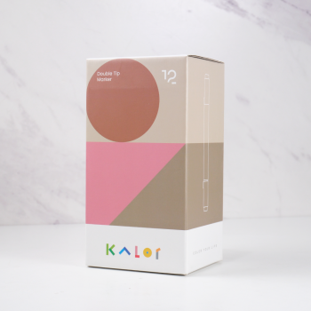 Gambar produk Kaco KALOR Spidol Warna Olied Based Marker 12 Colors Ivory Tower - MP2009-01 - Kemasan