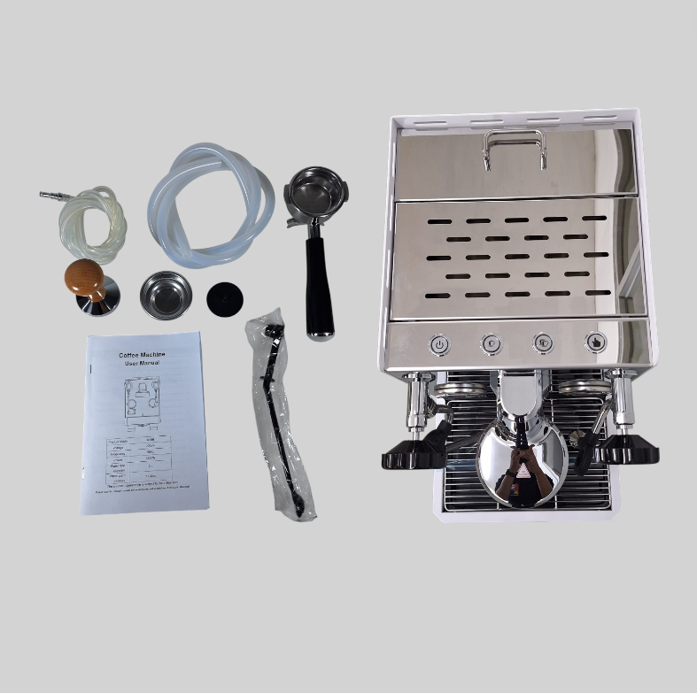 Trieste Mesin Kopi Espresso Coffee Maker Semi Automatic 15 Bar 1780W - M180 Gambar produk Trieste Mesin Kopi Espresso Coffee Maker Semi Automatic 15 Bar 1780W - M180 - 7