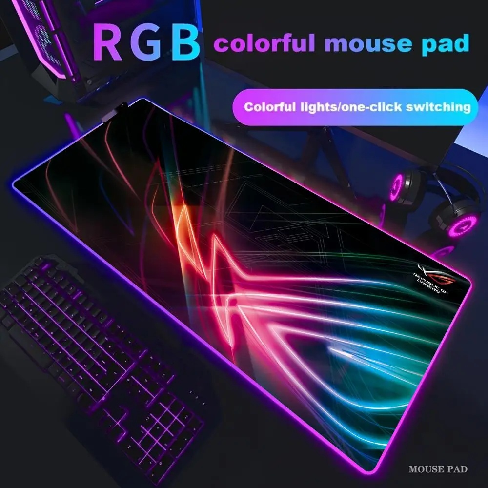 TaffGO Mouse Pad Gaming Illuminated LED RGB Desk Mat 900x400x4mm - GMS-WT-7 Gambar produk TaffGO Mouse Pad Gaming Illuminated LED RGB Desk Mat 900x400x4mm - GMS-WT-7 - Utama