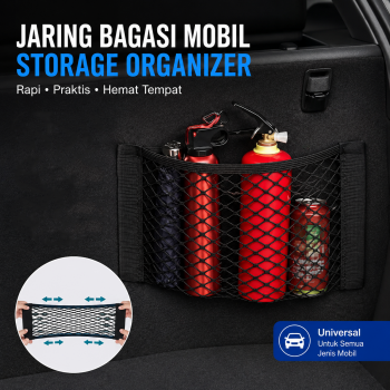 NEDA Jaring Bagasi Mobil Universal Car Net Storage Organizer - ND051