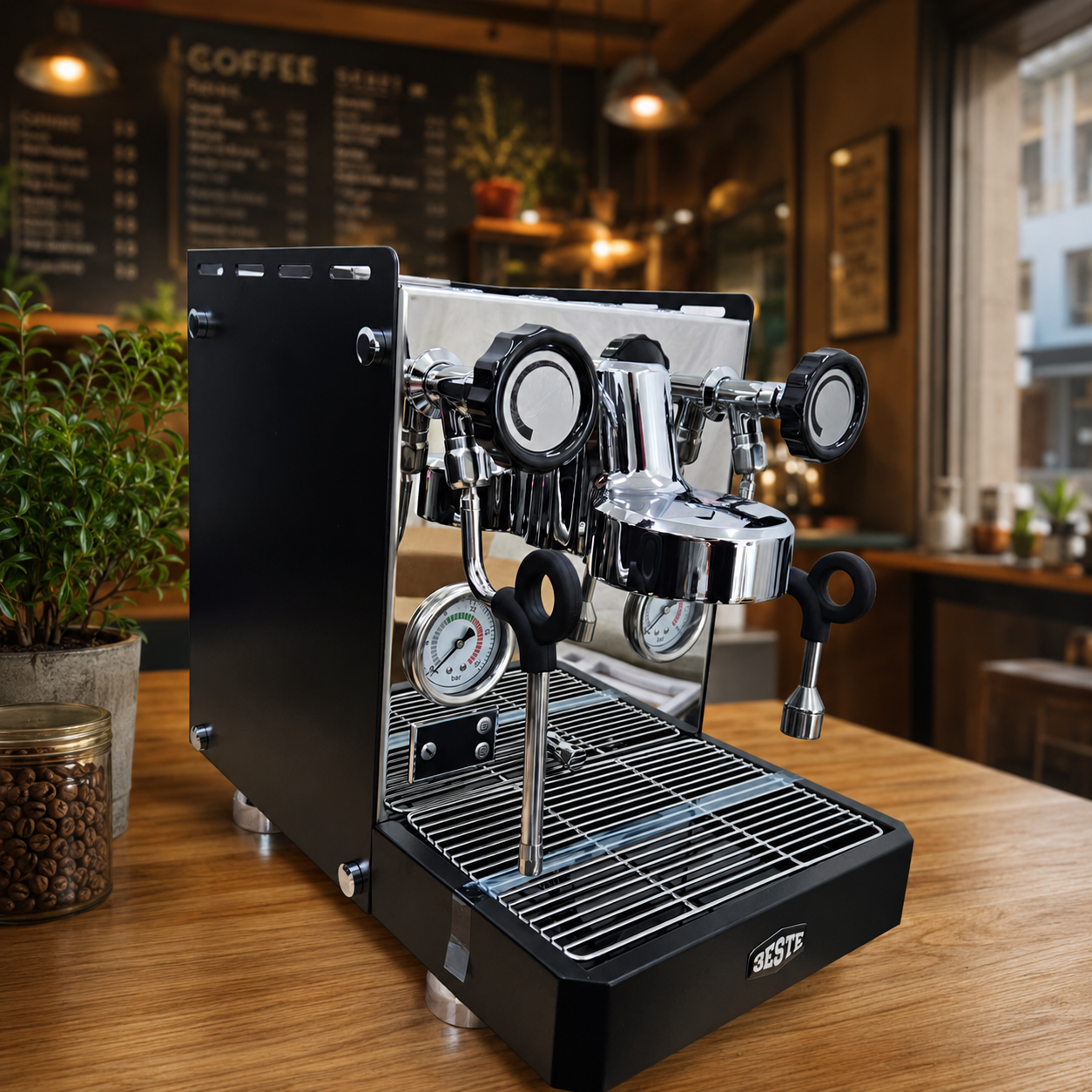 Trieste Mesin Kopi Espresso Coffee Maker Semi Automatic 15 Bar 1780W - M180 Gambar produk Trieste Mesin Kopi Espresso Coffee Maker Semi Automatic 15 Bar 1780W - M180 - 4