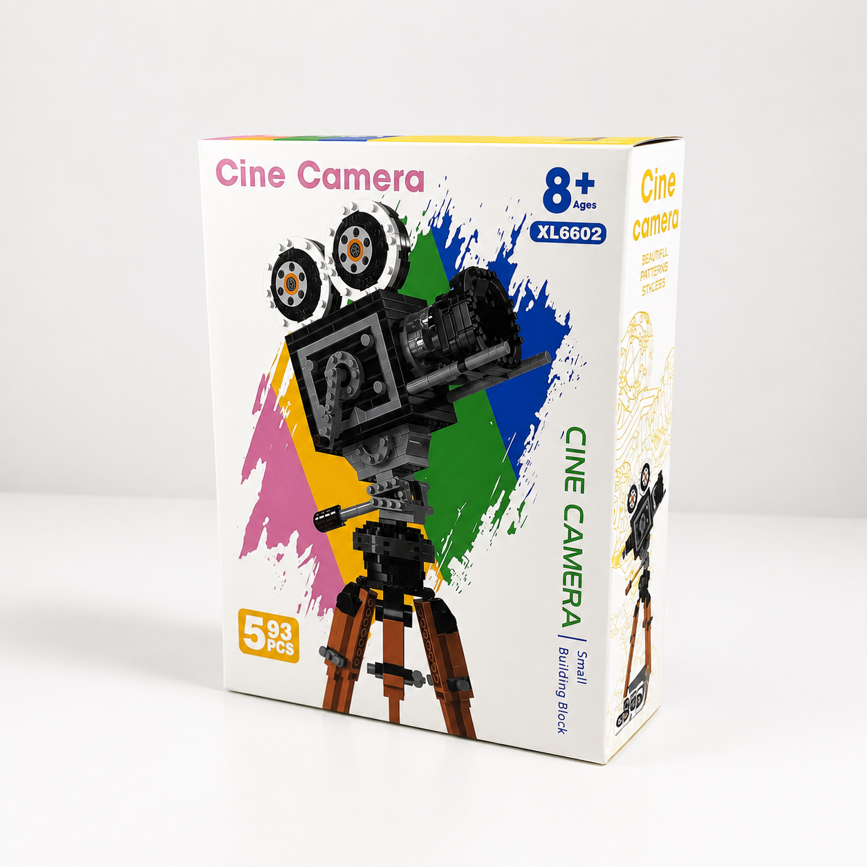RAZUS Mainan LEGO Block Balok Susun Vintage Cine Film Camera Bricks - XL6602 Gambar produk RAZUS Mainan LEGO Block Balok Susun Vintage Cine Film Camera Bricks - XL6602 - Kemasan
