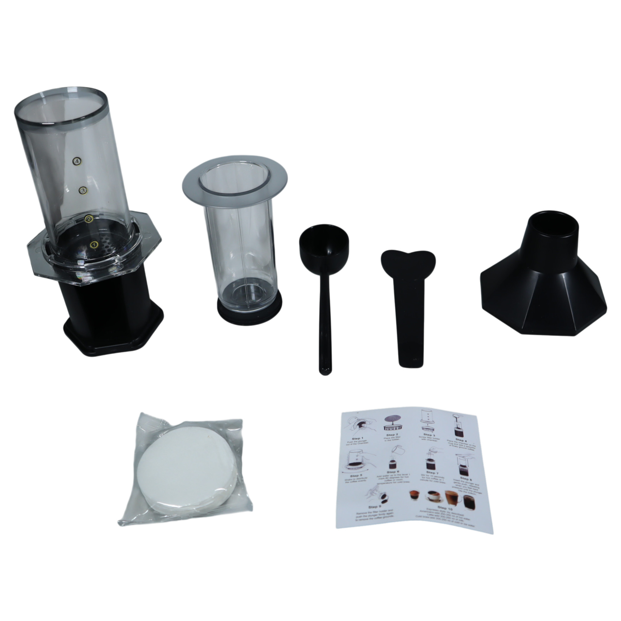 CAFEMASY Coffee Maker Manual Hand Press Espresso 400ml - C4-20 Gambar produk CAFEMASY Coffee Maker Manual Hand Press Espresso 400ml - C4-20 - 7