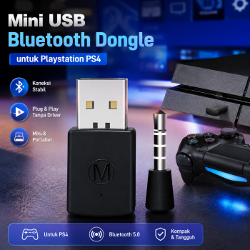 Woopower Mini USB Bluetooth Dongle untuk Playstation PS4 - 78474