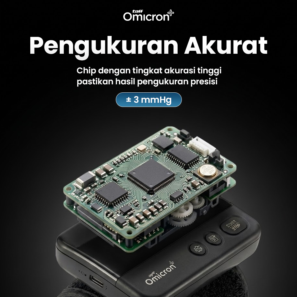 TaffOmicron Tensimeter Digital Pengukur Tekanan Darah Battery Power - YK-BPA1L Gambar produk TaffOmicron Tensimeter Digital Pengukur Tekanan Darah Battery Power - YK-BPA1L - 2