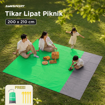 TaffSPORT Tikar Lipat Matras Camping Piknik Outdoor Waterproof Mat - FS-008