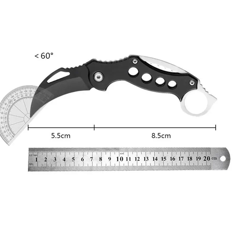 Andux Pisau Lipat Outdoor Pocket Knife Survival Tool with Carabiner - GK8 Gambar produk Andux Pisau Lipat Outdoor Pocket Knife Survival Tool with Carabiner - GK8 - Kemasan