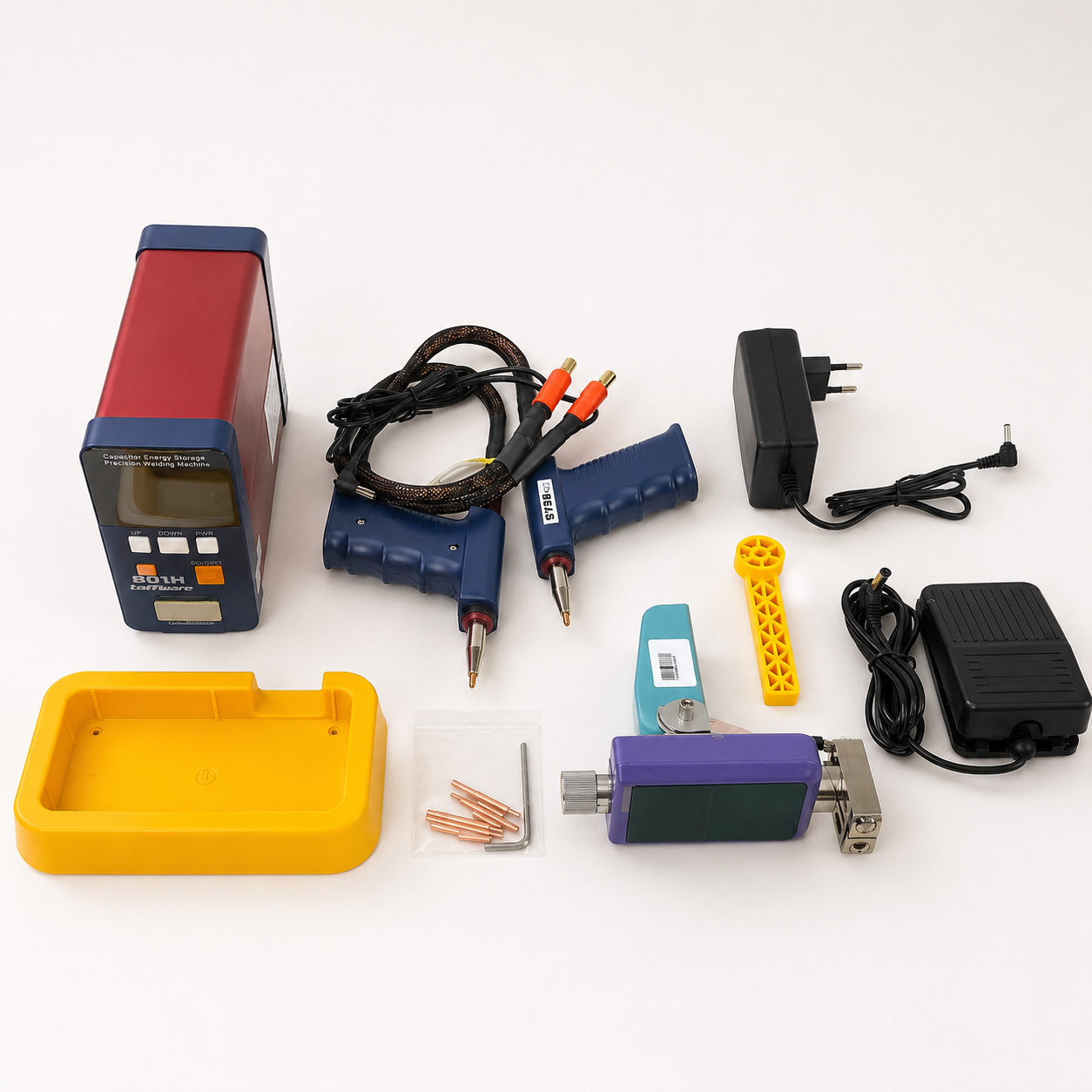 Taffware Mesin Las Pulse Spot Welding Machine 19.8KW 240V - 801H Gambar produk Taffware Mesin Las Pulse Spot Welding Machine 19.8KW 240V - 801H - 5
