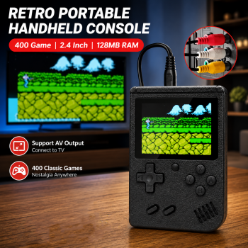 Gambar produk JIKRY Retro Portable Handheld Console 400 Game 2.4 Inch 128MB RAM - J-128