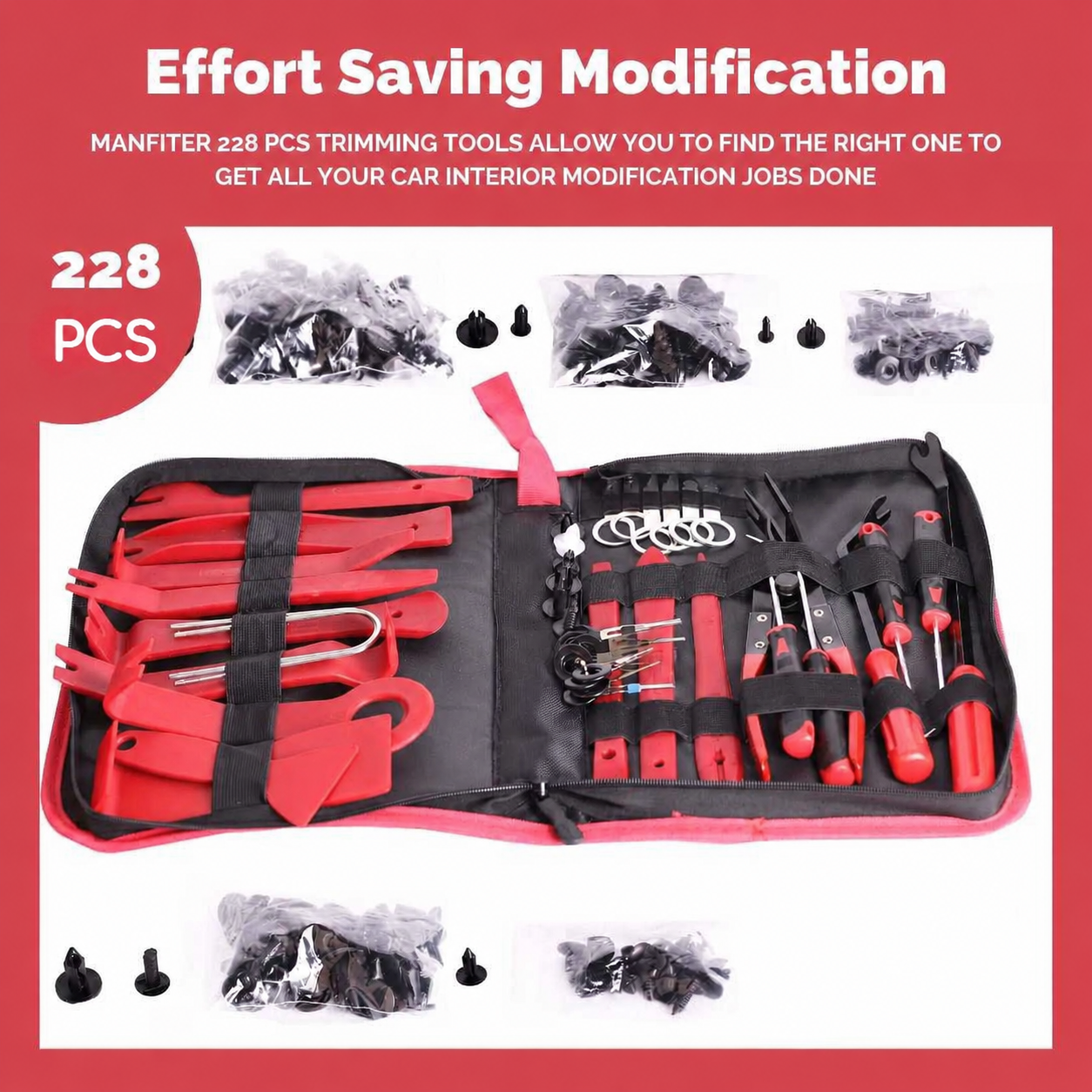 LARATH Set Alat Reparasi Dashboard Mobil Trim Removal Tool 228in1 - LTR28 Gambar produk LARATH Set Alat Reparasi Dashboard Mobil Trim Removal Tool 228in1 - LTR28 - Utama