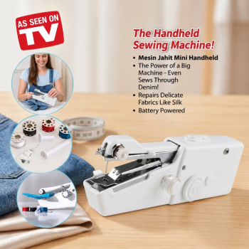 EnName Mesin Jahit Mini Handy Stitch Portable Handheld Sewing Machine - CS-101B