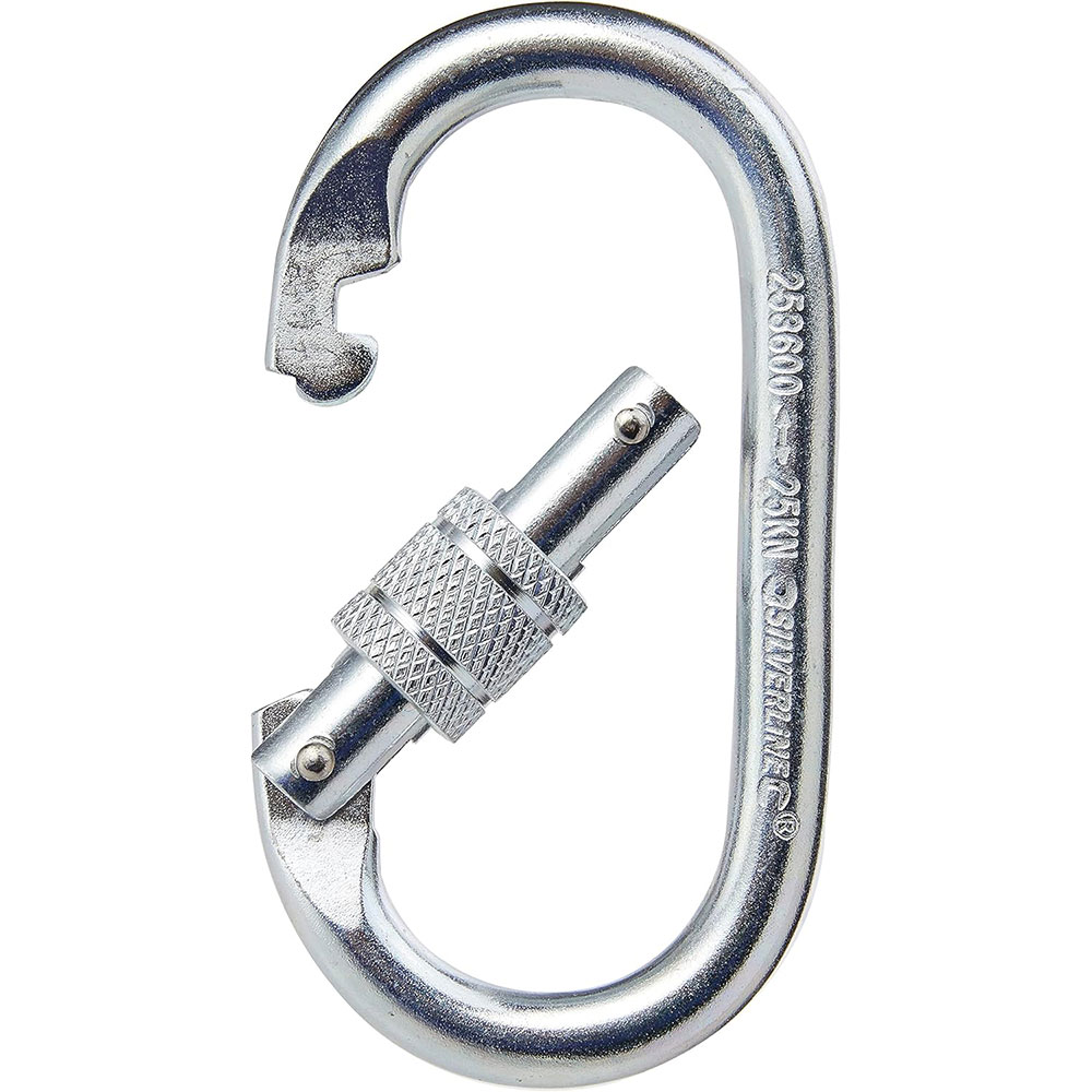 Gambar produk BYANG Gantungan Carabiner Panjat Tebing O Type Oval Alloy Steel 25kN - Y30 - 6