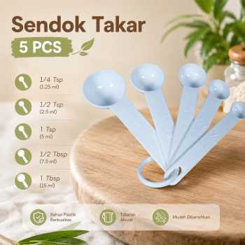 Aihogard Sendok Takar Cup Measuring Spoon 5 PCS - S301