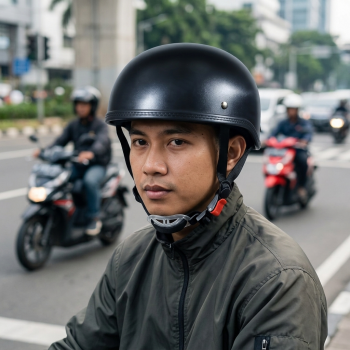 Gambar produk NOPNOG Helm Sepeda Skuter Retro Vintage Catok Motor Bicycle Helmet - U15 - 4