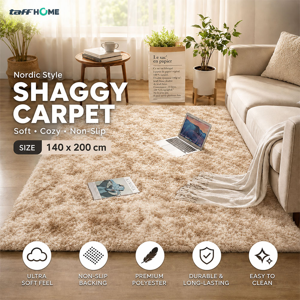 TaffHOME Karpet Matras Bulu PVC Non-Slip Living Room Soft Tie Die 140x200cm - DE2020 Gambar produk TaffHOME Karpet Matras Bulu PVC Non-Slip Living Room Soft Tie Die 140x200cm - DE2020 - Utama