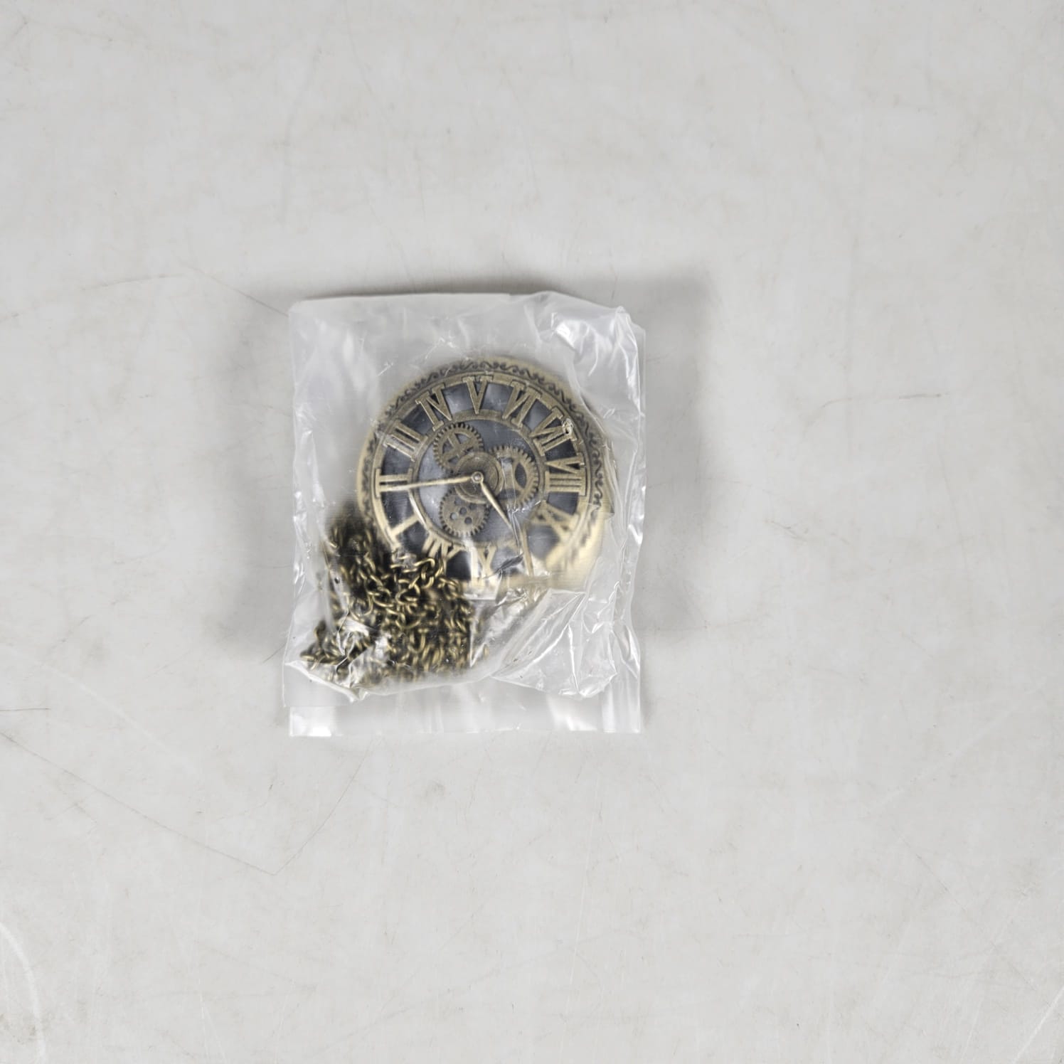 SHUHANG Jam Saku Klasik Analog Pocket Watch Roman Steampunk - PJX1596 Gambar produk SHUHANG Jam Saku Klasik Analog Pocket Watch Roman Steampunk - PJX1596 - Kemasan