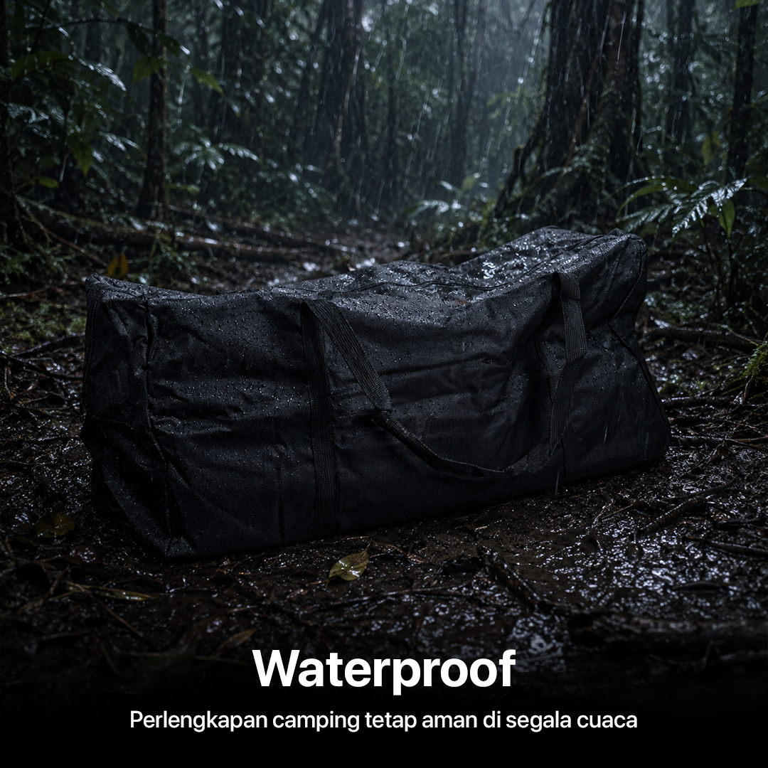 Gambar produk Olimal Tas Camping Tenda Outdoor Waterproof 300D Oxford Storage Bag - OM-30 - 2