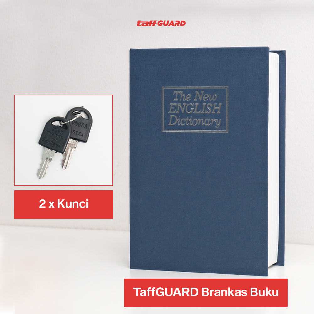 TaffGUARD Brankas Buku Kamus Kunci Manual Anti Maling Hidden Safe Box Kecil - KB-10L Gambar produk TaffGUARD Brankas Buku Kamus Kunci Manual Anti Maling Hidden Safe Box Kecil - KB-10L - 8