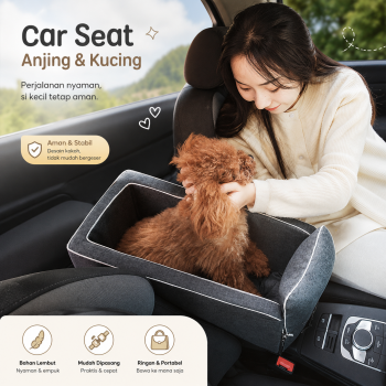 HIPI Car Seat Handbag 2in1 Tempat Duduk Mobil Kucing Anjing - SW-42