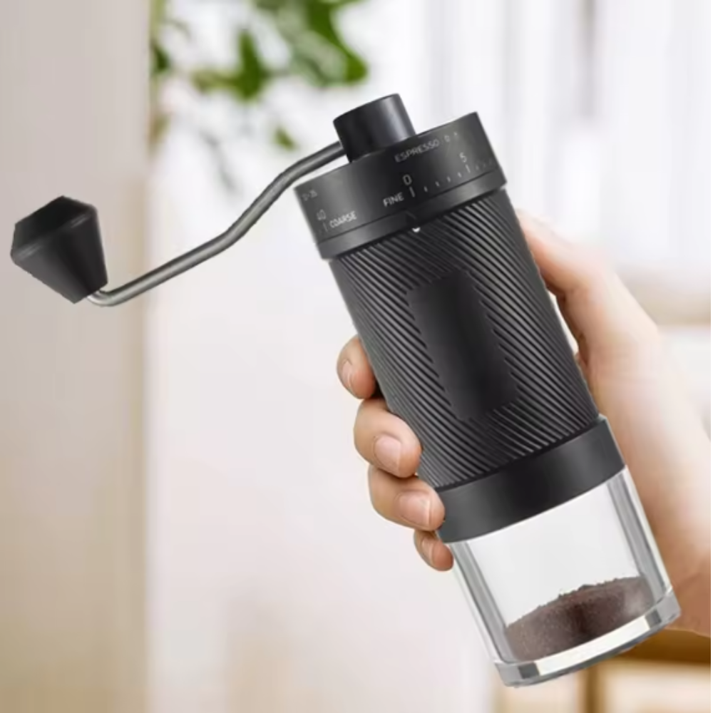 Gingira Alat Penggiling Kopi Manual Coffee Grinder Portable 40 Level - RH-210 Gambar produk Gingira Alat Penggiling Kopi Manual Coffee Grinder Portable 40 Level - RH-210 - Kemasan