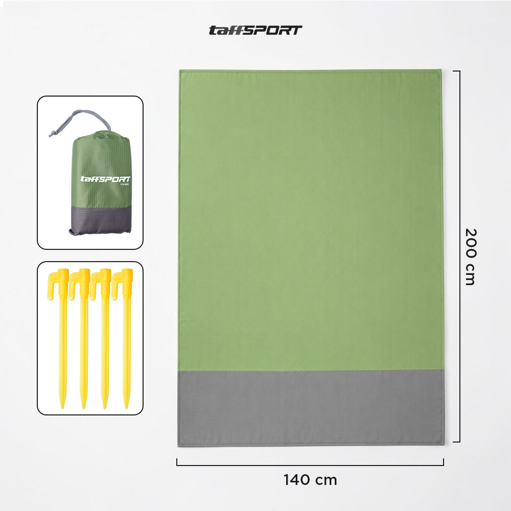 Gambar produk TaffSPORT Tikar Lipat Matras Camping Piknik Waterproof Mat 140x200cm - FS-008 - 8