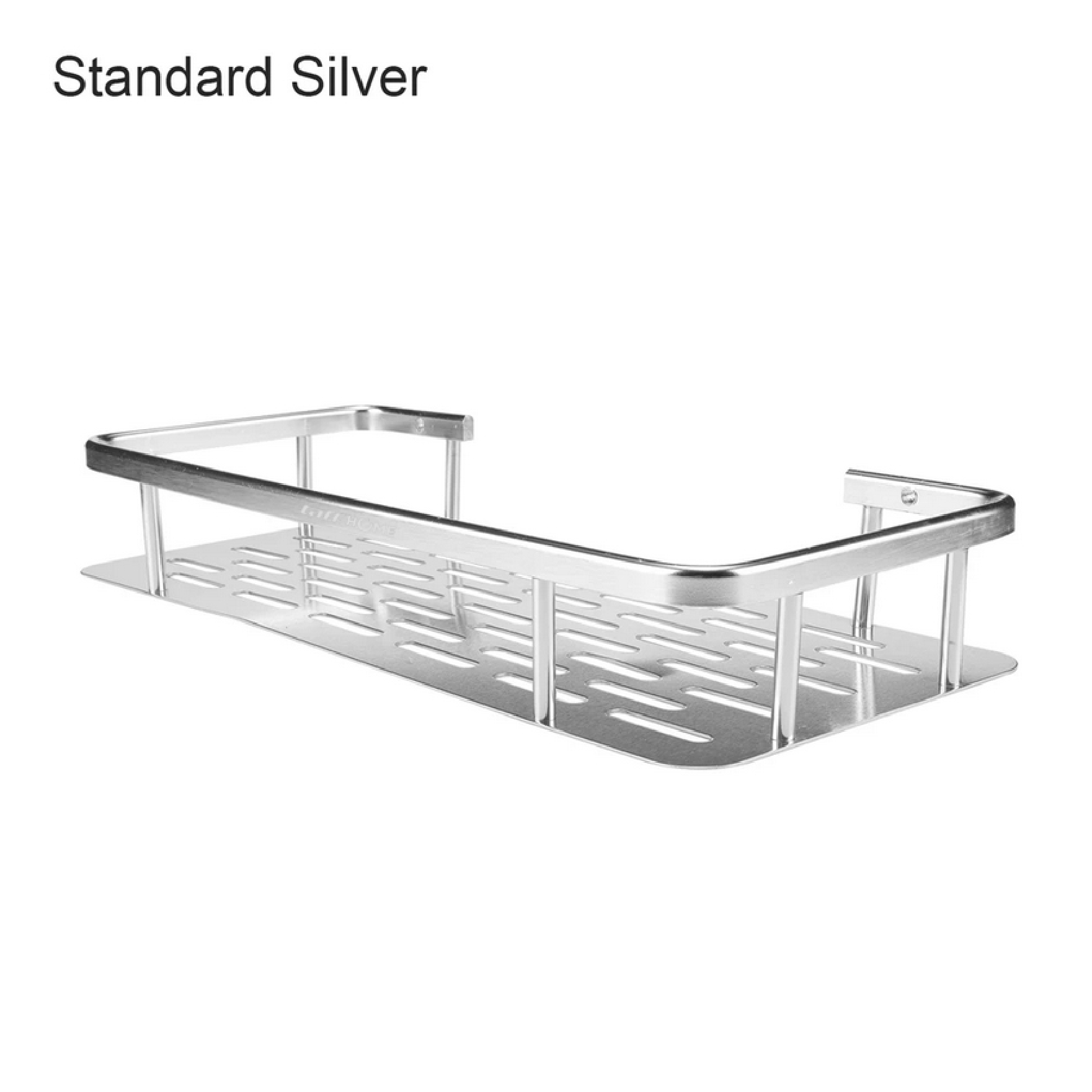 TaffHOME Rak Gantung Kamar Mandi Organizer Rack Aluminium 2 PCS - SHR241 Gambar produk TaffHOME Rak Gantung Kamar Mandi Organizer Rack Aluminium 2 PCS - SHR241 - 3