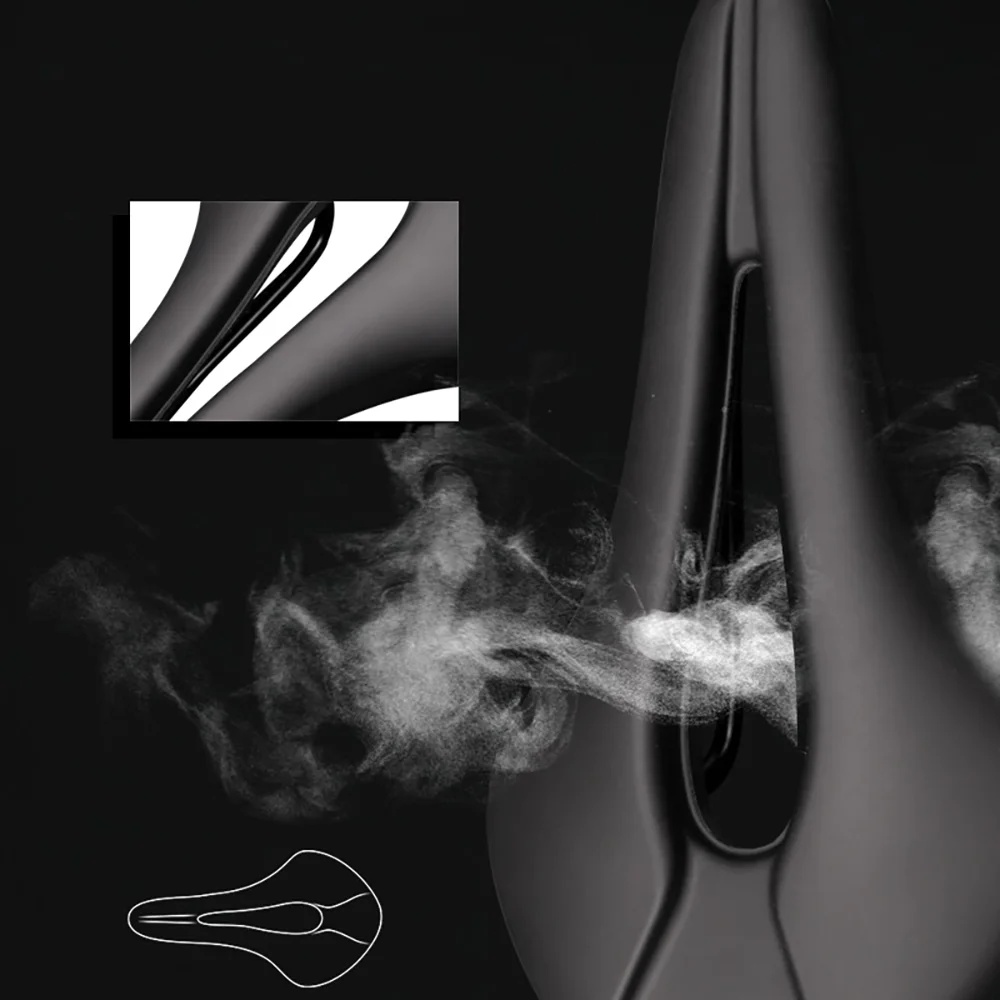 Riderace Jok Sadel Sepeda Bike Saddle Aerodinamis Breathable Hollow - FX45 Gambar produk Riderace Jok Sadel Sepeda Bike Saddle Aerodinamis Breathable Hollow - FX45 - 3