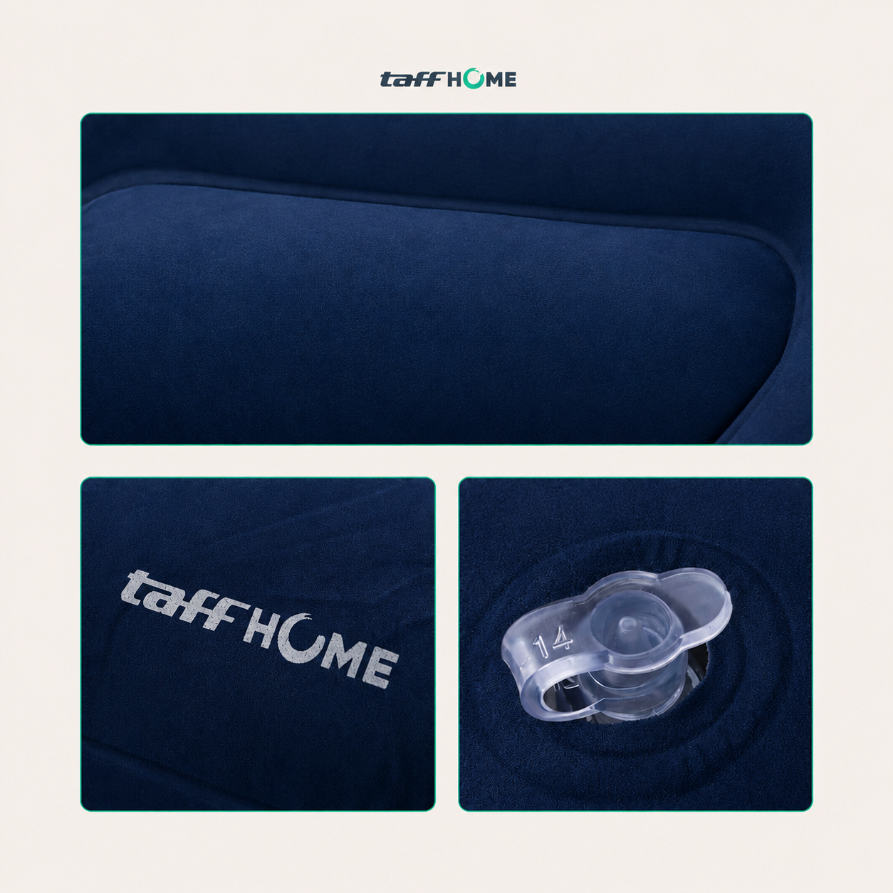 TaffHOME Bantal Angin Kaki Portabel Inflatable Relaxing Feet Pillow - IAF-05 Gambar produk TaffHOME Bantal Angin Kaki Portabel Inflatable Relaxing Feet Pillow - IAF-05 - 1