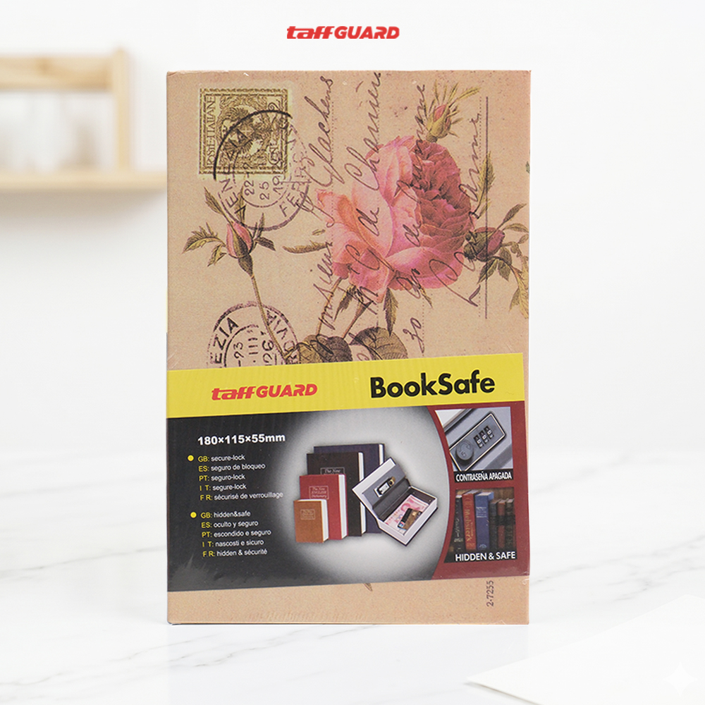 TaffGUARD Kotak Buku Novel Security Box Password Lock Size S - KB-20P Gambar produk TaffGUARD Kotak Buku Novel Security Box Password Lock Size S - KB-20P - Kemasan