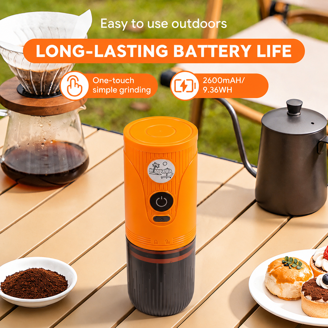 iCafilas Alat Penggiling Kopi Elektrik Coffee Grinder Adjustable - GA2709 Gambar produk iCafilas Alat Penggiling Kopi Elektrik Coffee Grinder Adjustable - GA2709 - 4