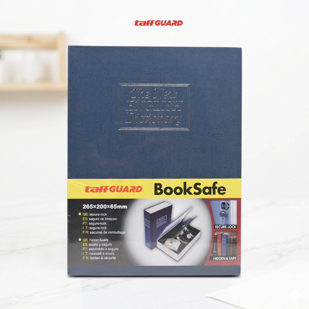 TaffGUARD Brankas Buku Kamus Kunci Manual Anti Maling Hidden Safe Box Besar - KB-10L Gambar produk TaffGUARD Brankas Buku Kamus Kunci Manual Anti Maling Hidden Safe Box Besar - KB-10L - Kemasan