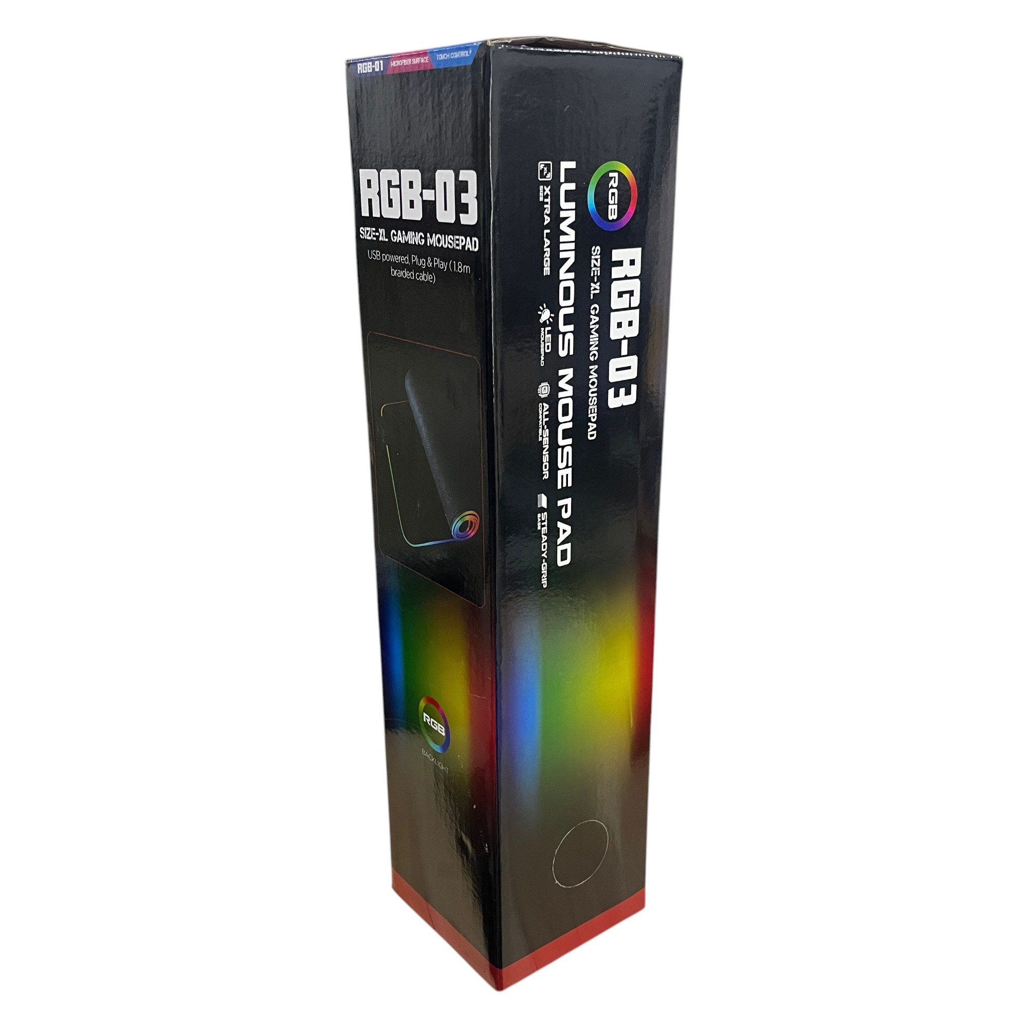 TaffGEAR Mouse Pad Gaming Illuminated LED RGB Desk Mat 900x400x4mm - RGB-03 Gambar produk TaffGEAR Mouse Pad Gaming Illuminated LED RGB Desk Mat 900x400x4mm - RGB-03 - Kemasan