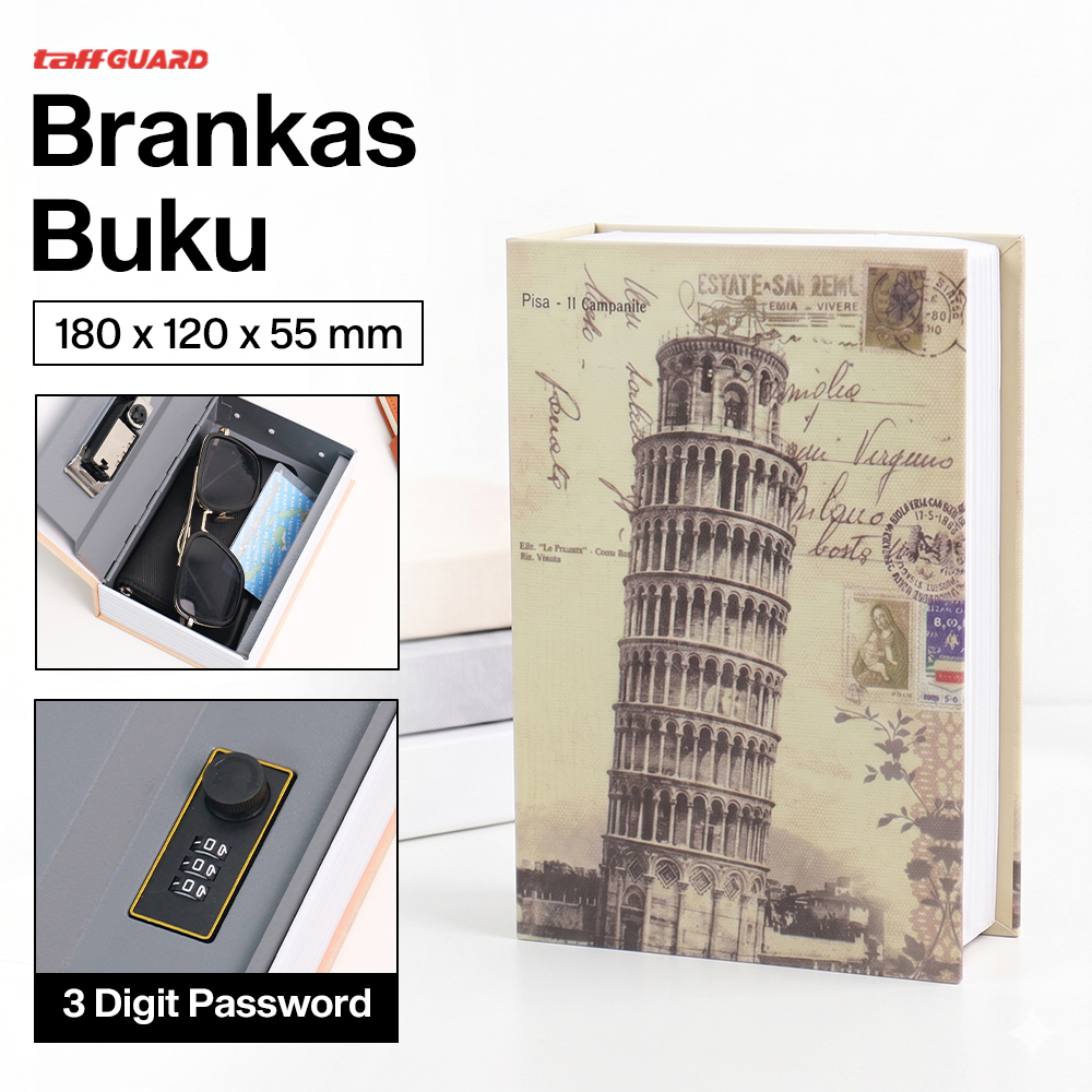 TaffGUARD Brankas Buku Novel Password Hidden Safe Box Size S - KB-20P Gambar produk TaffGUARD Brankas Buku Novel Password Hidden Safe Box Size S - KB-20P - Utama