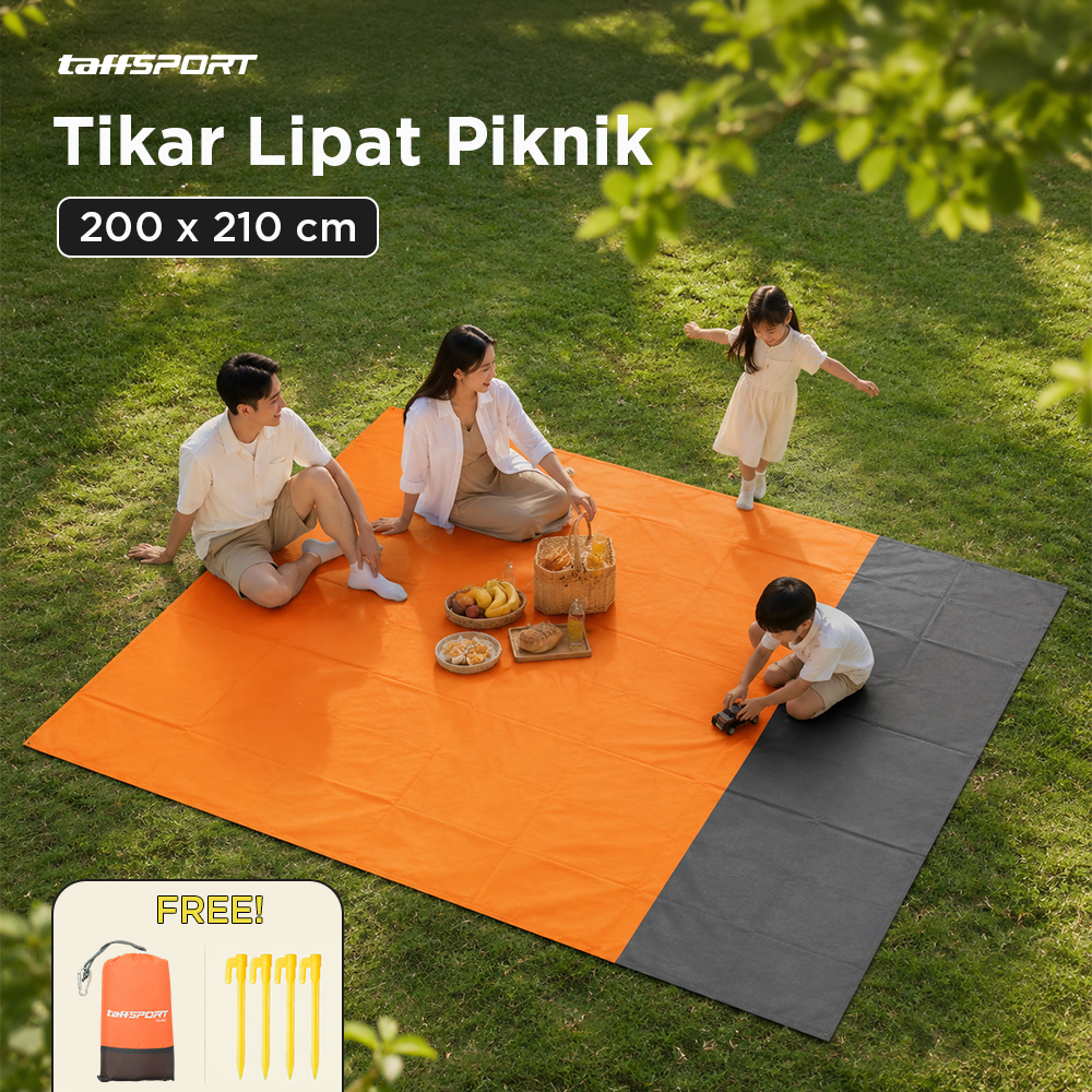 TaffSPORT Tikar Lipat Matras Camping Piknik Mat 2x2.1M - FS-008 Gambar produk TaffSPORT Tikar Lipat Matras Camping Piknik Mat 2x2.1M - FS-008 - Utama