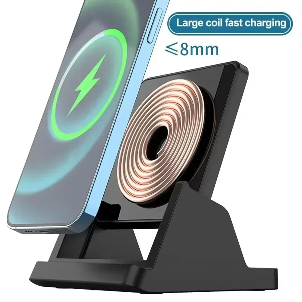 VIKE 3in1 Magnetic Wireless Charger Stand Holder Fast Charging 15 W - WLX-X10 Gambar produk VIKE 3in1 Magnetic Wireless Charger Stand Holder Fast Charging 15 W - WLX-X10 - 1