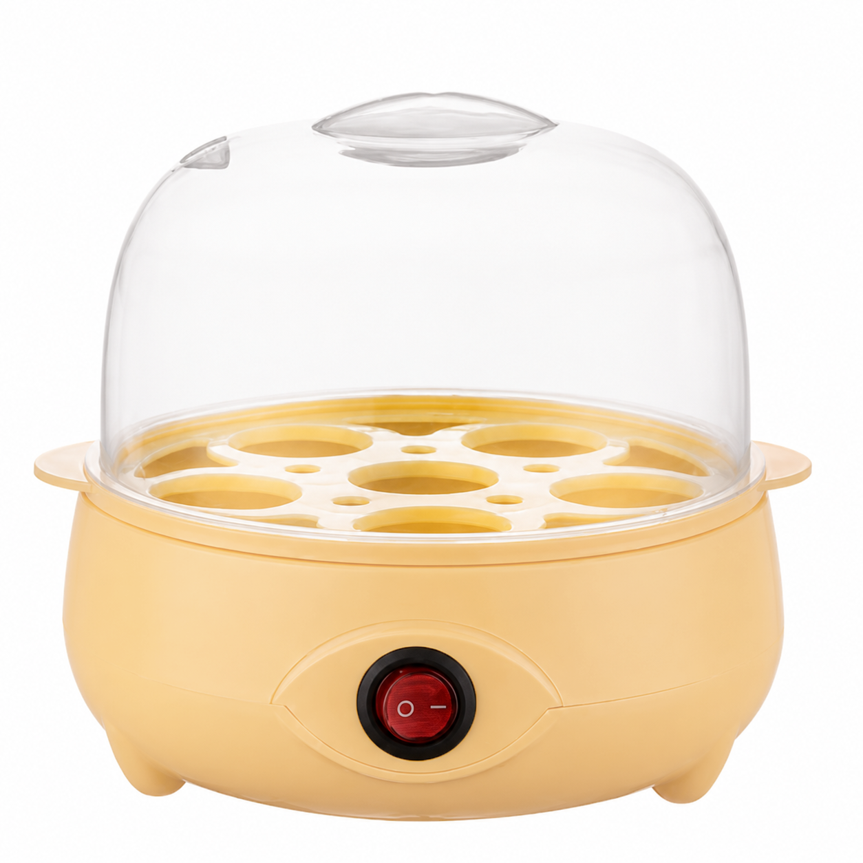 TaffHOME Alat Rebus Telur 6 Butir Egg Steamer Boiler Single Layer - HFR-02 Gambar produk TaffHOME Alat Rebus Telur 6 Butir Egg Steamer Boiler Single Layer - HFR-02 - 1