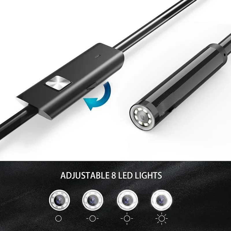 Anduroi Kamera Endoskop Industrial Borescope 3in1 1200P 2MP IP68 5M - AN100 Gambar produk Anduroi Kamera Endoskop Industrial Borescope 3in1 1200P 2MP IP68 5M - AN100 - 4