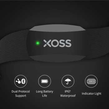 XOSS Heart Rate Monitor Chest Strap Sensor Jantung Bluetooth ANT IP67 - X2