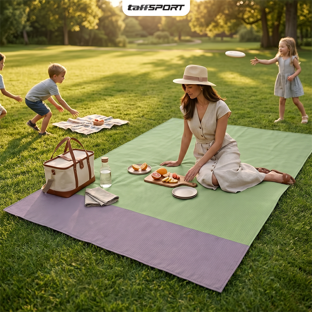 Gambar produk TaffSPORT Tikar Lipat Matras Camping Piknik Waterproof Mat 140x200cm - FS-008 - 7