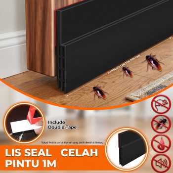TaffHOME Lis Penutup Celah Pintu Penghalang Debu Door Bottom Seal 1M - LQ7