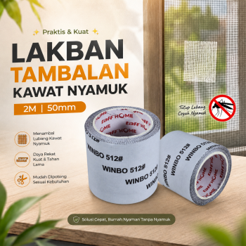 TaffHOME Lakban Kawat Nyamuk Tambalan Jendela Window Repair Tape - TP512