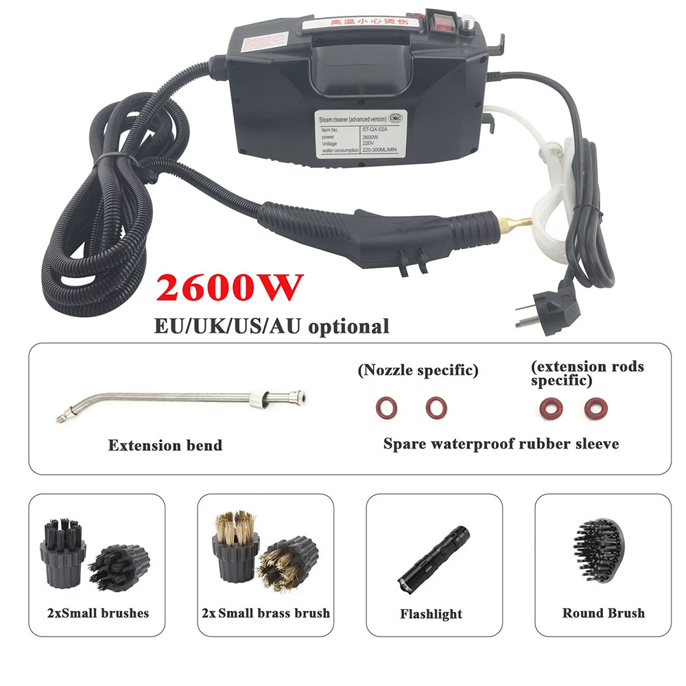 Lifyn Mesin Pembersih Uap Steam Cleaner Multifungsi 130 Degree 2600W - STQX-03B2 Gambar produk Lifyn Mesin Pembersih Uap Steam Cleaner Multifungsi 130 Degree 2600W - STQX-03B2 - Kemasan