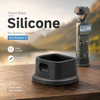 Dongli Stand Base Silicone Anti Slip for Action Camera DJI Pocket 3 - D-50