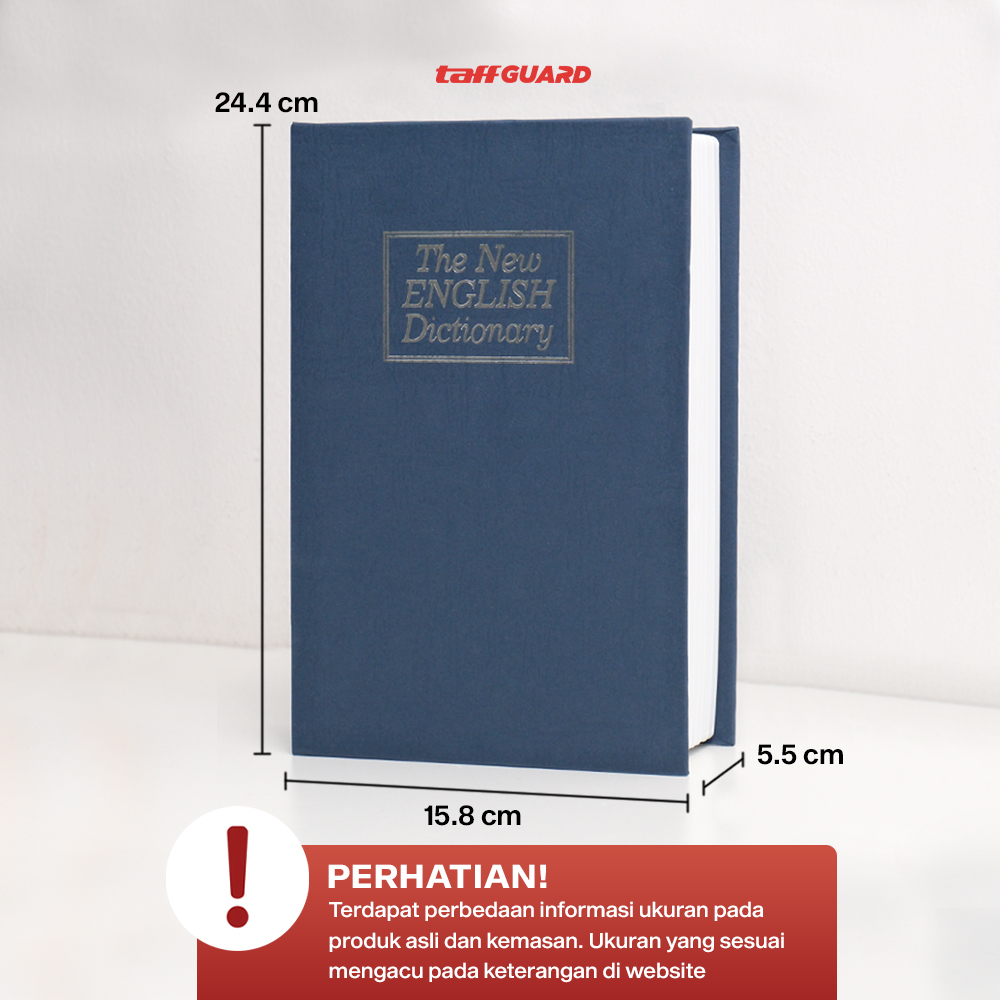 TaffGUARD Brankas Buku Kamus Kunci Manual Anti Maling Hidden Safe Box Sedang - KB-10L Gambar produk TaffGUARD Brankas Buku Kamus Kunci Manual Anti Maling Hidden Safe Box Sedang - KB-10L - 8