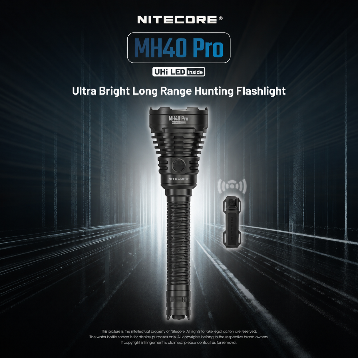 NITECORE Senter LED UHi 40 MAX Tactical Waterproof IP68 3500 Lumens - MH40 Pro Gambar produk NITECORE Senter LED UHi 40 MAX Tactical Waterproof IP68 3500 Lumens - MH40 Pro - Utama