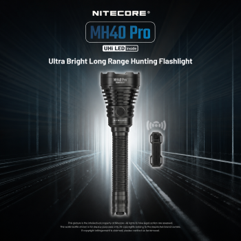 NITECORE Senter LED UHi 40 MAX Tactical Waterproof IP68 3500 Lumens - MH40 Pro