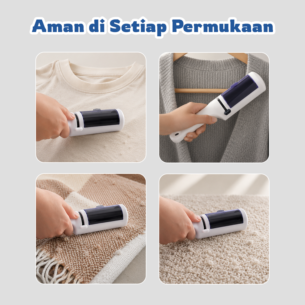 JOOMY Penghilang Bulu Serat Kain Lint Remover Portable - CR-A17 Gambar produk JOOMY Penghilang Bulu Serat Kain Lint Remover Portable - CR-A17 - 3