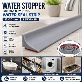 Solei Water Stopper Bathroom Wastafel Karet Penahan Air 12x20mm - LK10CM